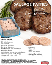 Load image into Gallery viewer, 2oz Premium Breakfast Sausage Patties - Martinelli Meats LLC
