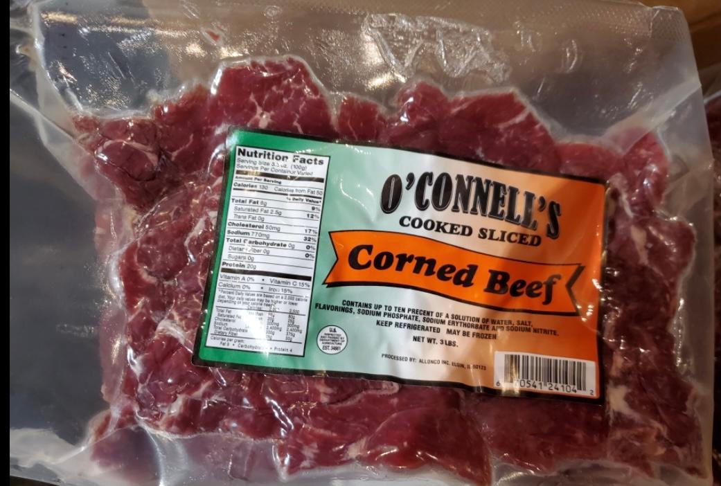 Corned Beef Flat Round, Cooked Martinelli Meats LLC