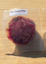 Load image into Gallery viewer, 6oz Filet, Center Cut, USDA Choice
