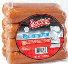 Load image into Gallery viewer, Eisenberg Gourmet Beef Franks - Martinelli Meats LLC
