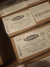 Load image into Gallery viewer, Greco &amp; Sons, Italian Sausage Hot - Martinelli Meats LLC

