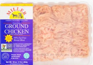 Miller Amish Poultry Ground Chicken - Martinelli Meats LLC