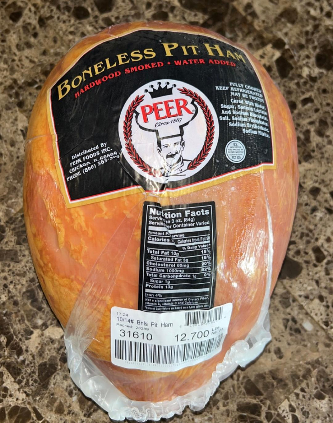 Boneless Pit Hams - Martinelli Meats LLC