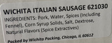 Load image into Gallery viewer, Italian Sausage mild links (Wichita Packing) - Martinelli Meats LLC
