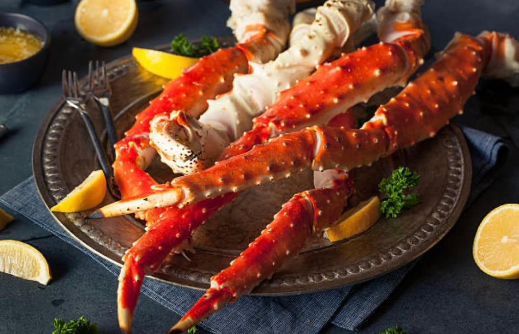 Wild Caught Colossal, Alaskan King Crab Legs (6-9 Count, 10 pound case) - Martinelli Meats LLC