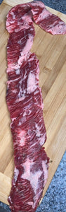 Whole Beef Outer Skirts, USDA Choice, Peeled and Pinned - Martinelli Meats LLC